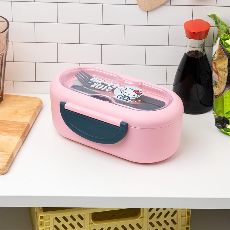 Hello Kitty Bento Box with cutlery / Hello Kitty pudełko na lunch plus sztućce
