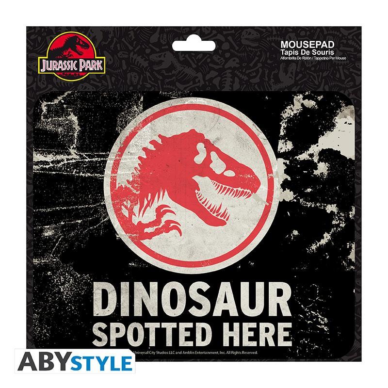 JURASSIC WORLD flexible mousepad Caution dinosaur (23,50 x 19,50 cm) / Park Jurajski podkładka pod myszkę Uwaga Dinozaury (23,50 x 19,50 cm) - ABS