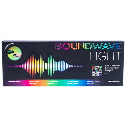 Sound Wave Logo Light / Lampka Logo - fala dźwiękowa