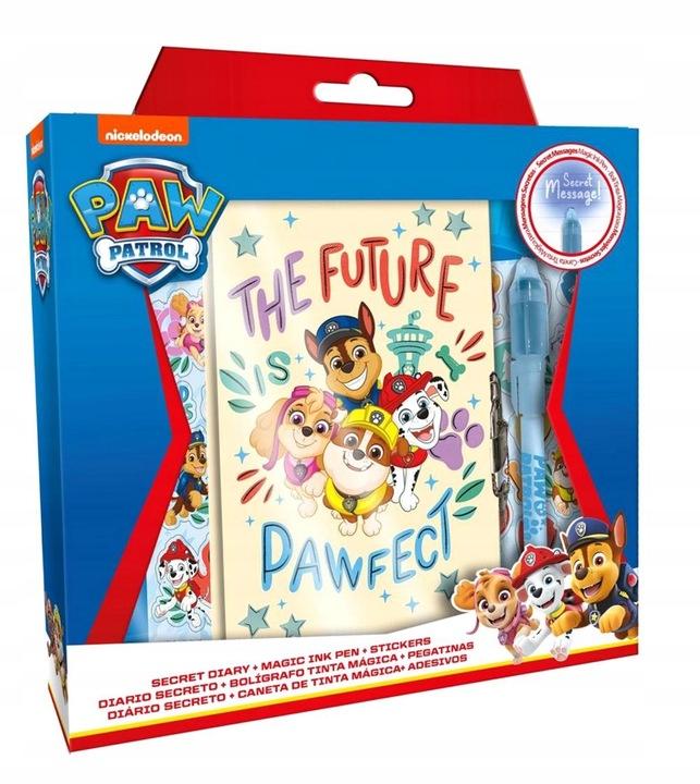 Paw Patrol secret diary with magic pen / Psi Patrol pamiętnik z magicznym długopisem