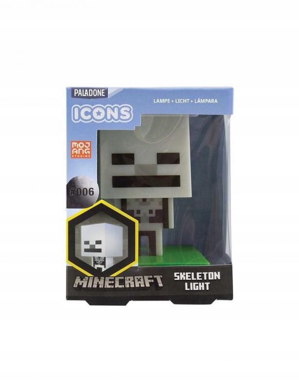 Minecraft Skeleton Icon Light / lampka Minecraft - szkielet