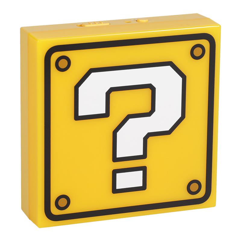 Super Mario Question Block Night Light / lampka nocna Super Mario - znak zapytania