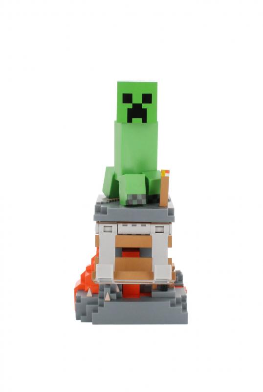 Minecraft - Creeper phone & controller holder (high: 20 cm) / Minecraft stojak na telefon - kontroler (wysokość: 20 cm) - Creeper