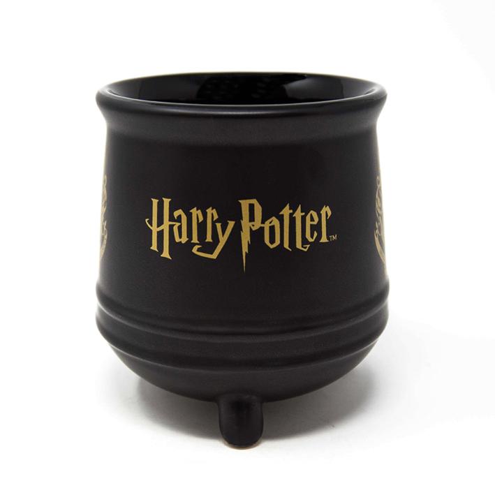 HARRY POTTER (HOGWARTS) CERAMIC CAULDRON MUG / kubek 3D Harry Potter (Herb Hogwartu) - kociołek