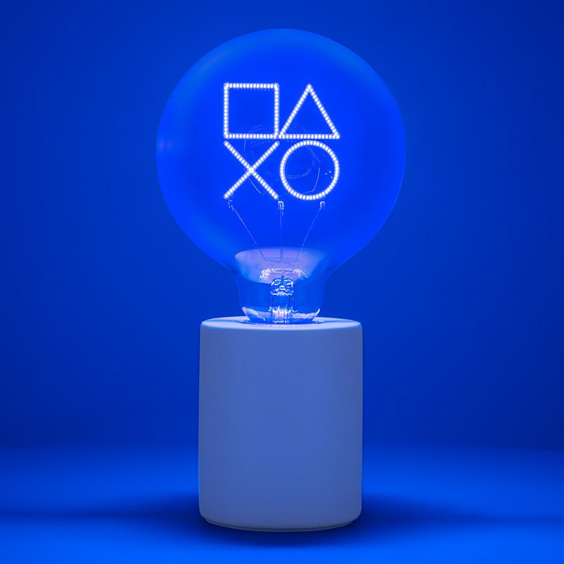 Playstation LED Neon Bulb Lamp (high: 24,3 cm) / Playstation lampka - żarówka neonowa (wysokość: 24,3 cm)