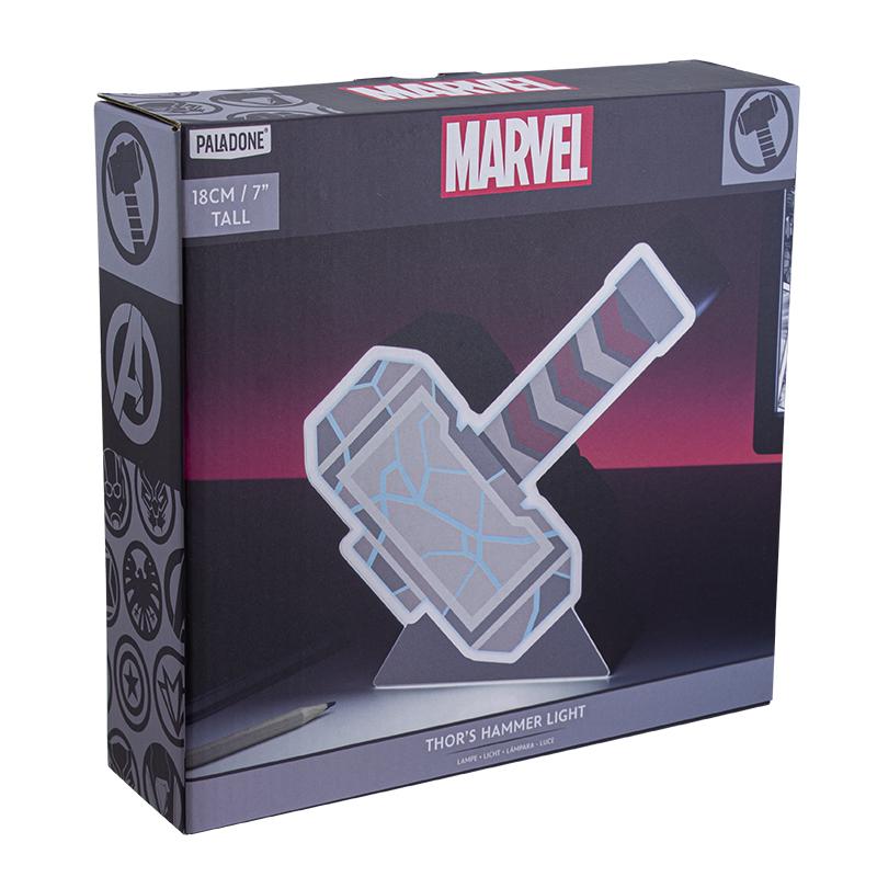 Marvel Thors Hammer Box Light (high: 18 cm) / lampka młot Tora box (wysokość: 18 cm)