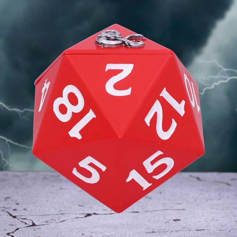 Dungeons & Dragons D20 Dice Box (13,5 cm) / pudełko na kości Dungeons & Dragons D20 (13,5 cm)