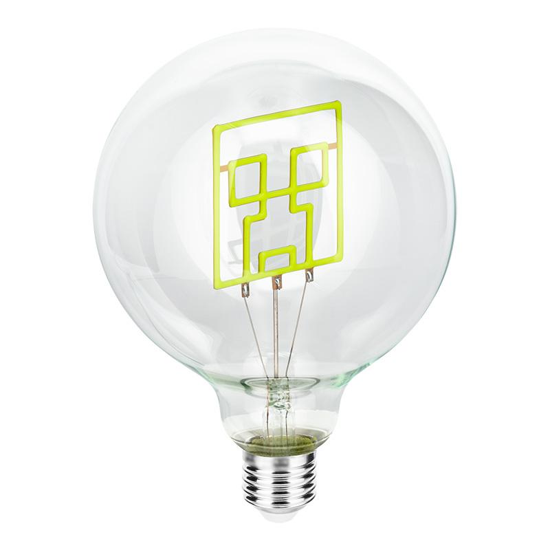 Minecraft Creeper LED Neon Bulb Only / Minecraft Creeper żarówka neonowa