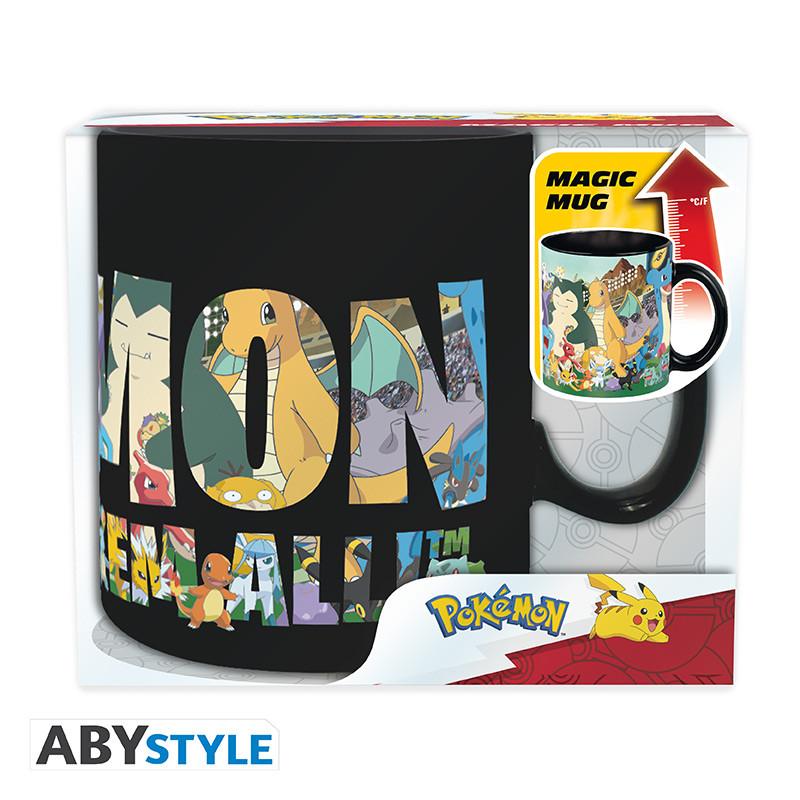 POKEMON Mug Heat Change (460 ml) -Gotta catch em all / Pokemon kubek termoaktywny (460 ml) - złap je wszystkie - ABS