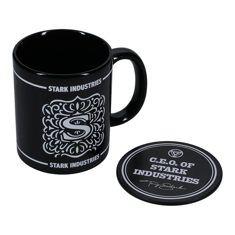 Marvel Stark Industries Mug and Coaster / Zestaw prezentowy Marvel Stark: kubek plus podkładka