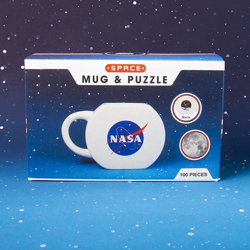 NASA Inspired Mug & Puzzle (100 elemensts) / zestaw prezentowy NASA: kubek plus puzzle (100 elementów)