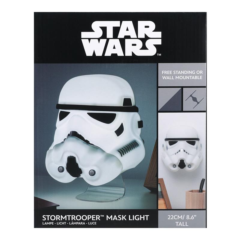 Star Wars Stormtrooper Mask Light desktop / wall light (high: 22 cm) / Gwiezdne Wojny Szturmowiec lampka ścienno-biurkowa (wysokość: 22 cm)