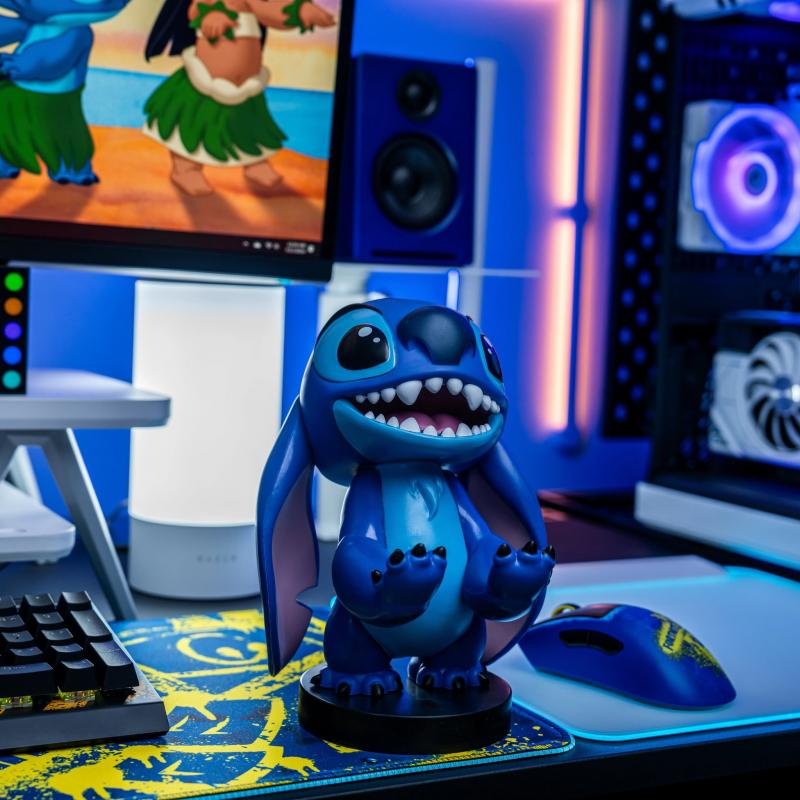 Disney Stitch Smiley Stitch phone & controller holder (20 cm) / stojak Disney Stitch: uśmiechnięty Stitch (20 cm)