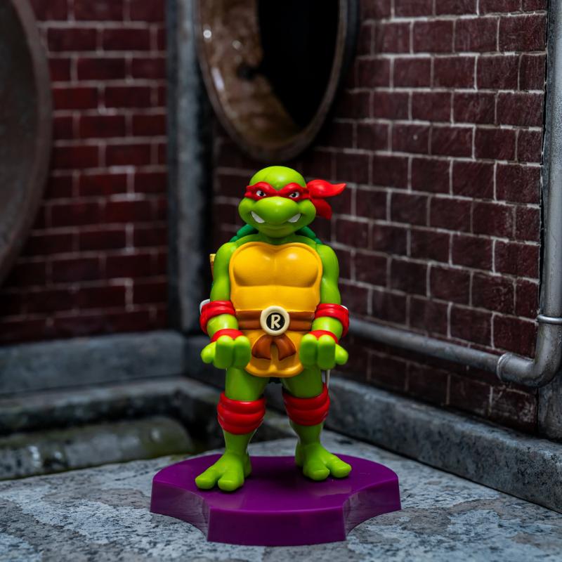 TMNT: Raphael Cable Guys Holdem - Earbud Holder (11 cm) / Stojak na słuchawki Wojownicze Żółwie Ninja - Raphael (11 cm)