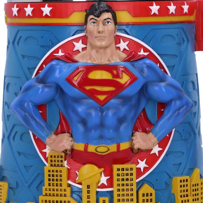 Superman Man of Steel Tankard (high: 15,5cm) / kufel kolekcjonerski DC Superman - Człowiek z żelaza
