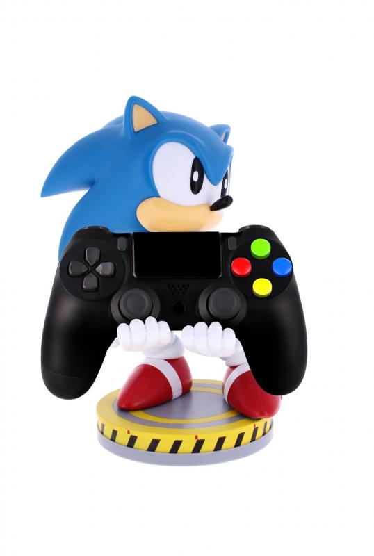 Sliding Sonic the Hedgehog phone and controller holder (20 cm) / stojak Sonic the Hedgehog - ślizgający się Sonic