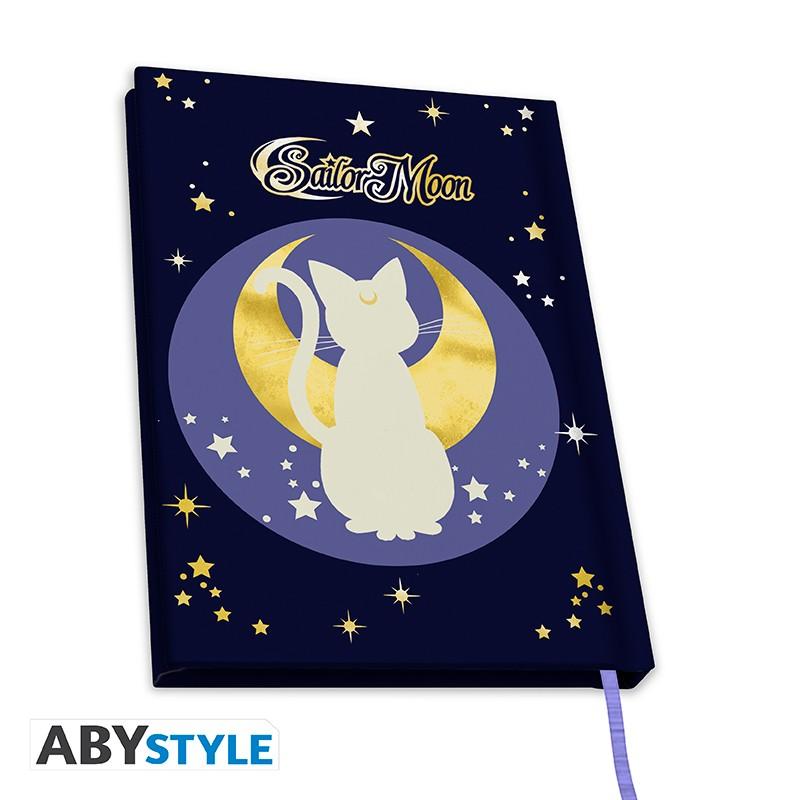 SAILOR MOON premium A5 Notebook - Luna & Artemis / Czarodziejka z Księżyca notatnik A5 premium Luna & Artemis - ABS