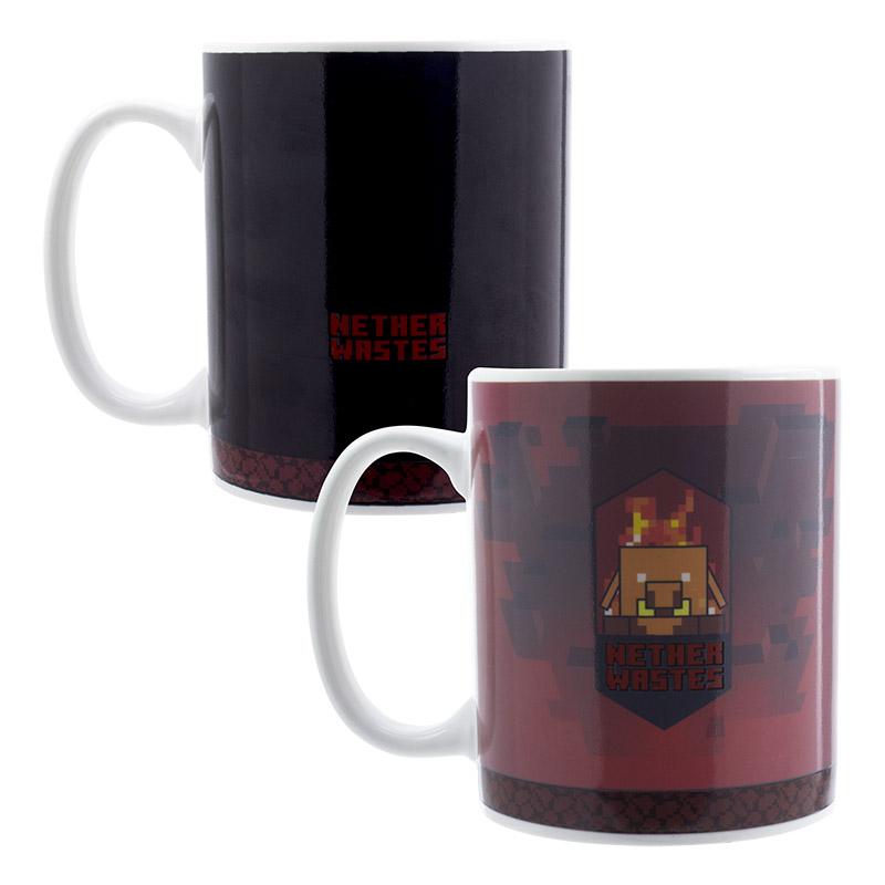 Minecraft Nether Heat Change Mug / Minecraft kubek termoaktywny Nether