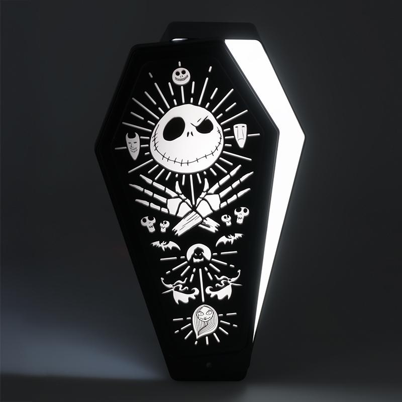 The Nightmare Before Christmas Coffin 3D Light (high: 28 cm) / lampka 3D Miasteczko Halloween - trumienka (wysokość: 28 cm)