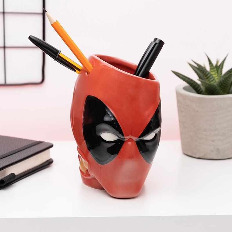 Marvel Deadpool Pen and Plant Pot / przybornik na biurko - doniczka Marvel Deadpool