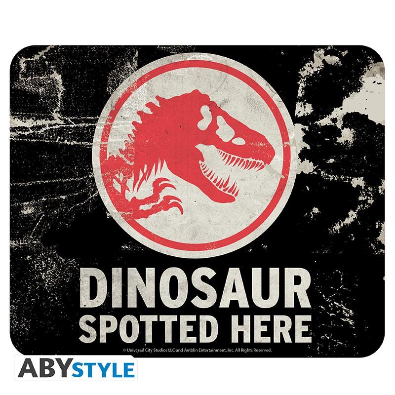 JURASSIC WORLD flexible mousepad Caution dinosaur (23,50 x 19,50 cm) / Park Jurajski podkładka pod myszkę Uwaga Dinozaury (23,50 x 19,50 cm) - ABS