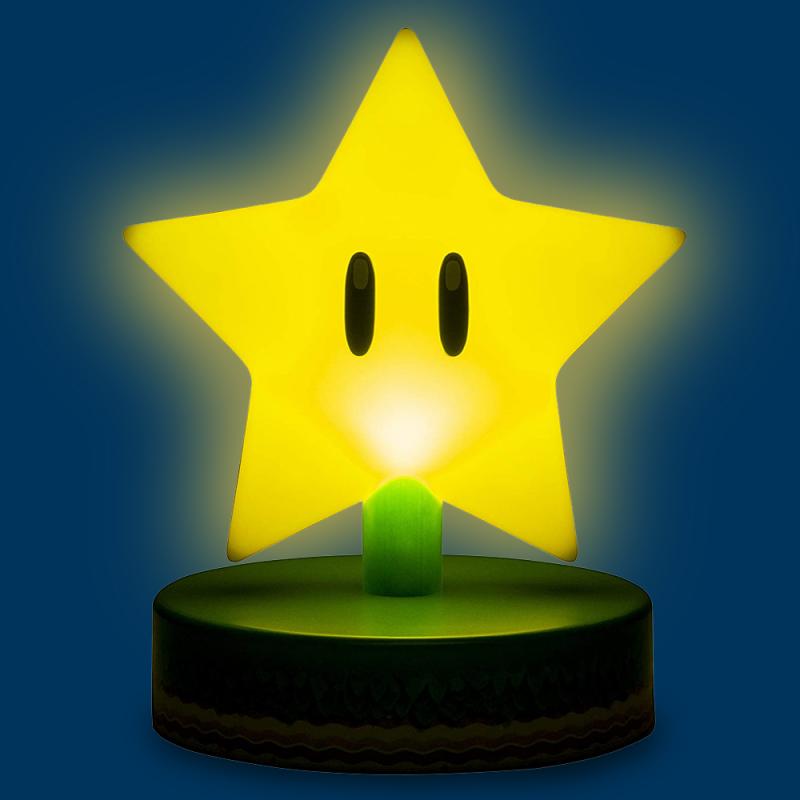 Super Mario Super Star icon light / lampka Super Mario - Super Star