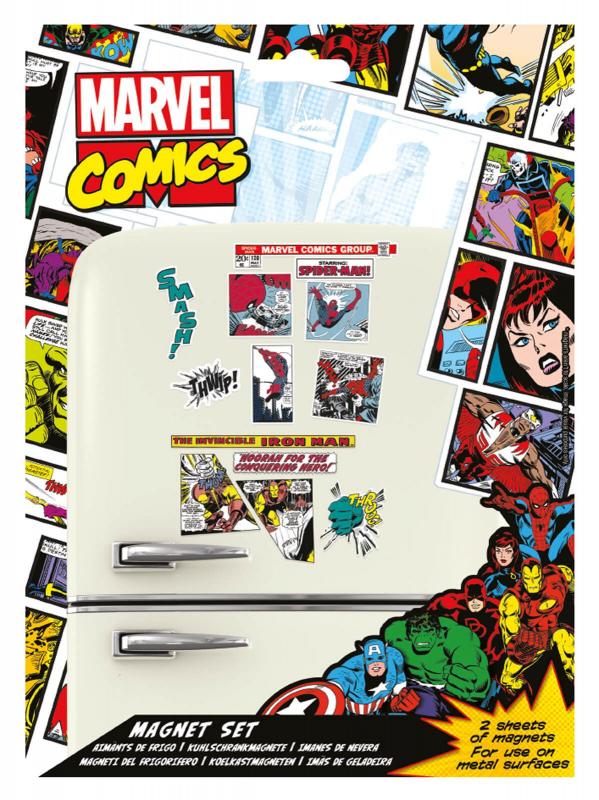 MARVEL COMICS (HEROES) MAGNET SET (20 pcs) / Marvel Comics zestaw magnesów - Heroes (20 szt)