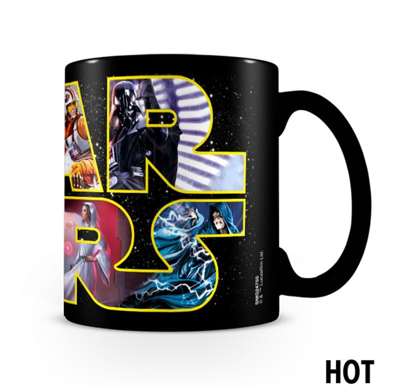 STAR WARS (LOGO CHARACTERS) HEAT CHANGE MUG / kubek termoaktywny Gwiezdne Wojny Logo