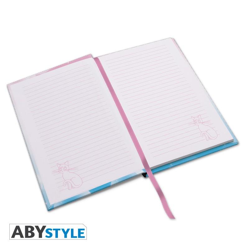 SAILOR MOON A5 Notebook Sailor warriors / Notatnik A5 Czarodziejka z Księżyca - Wojownicze Księżniczki - ABS