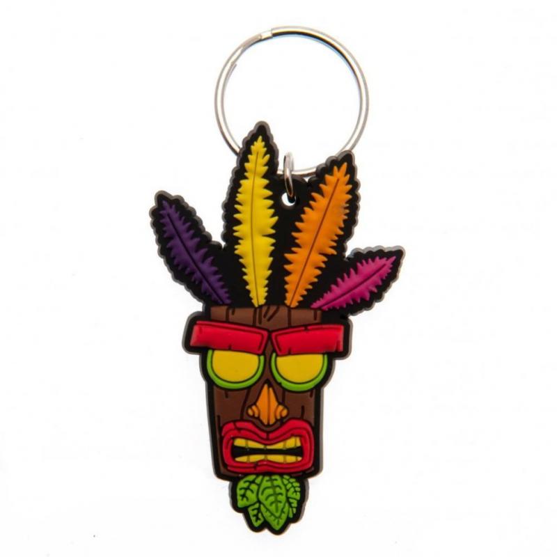 CRASH BANDICOOT AKU AKU KEYCHAIN / brelok Crash Bandicoot - Aku Aku