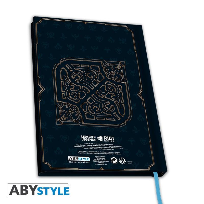 LEAGUE OF LEGENDS A5 Notebook Hextech Logo / League of Legends notatnik A5 Hextech logo - ABS