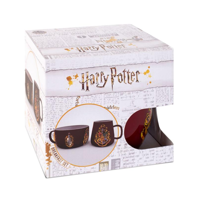 Harry Potter crest breakfast set: mug + bowl / Zestaw śniadaniowy Harry Potter Herb : miska plus kubek - ABS