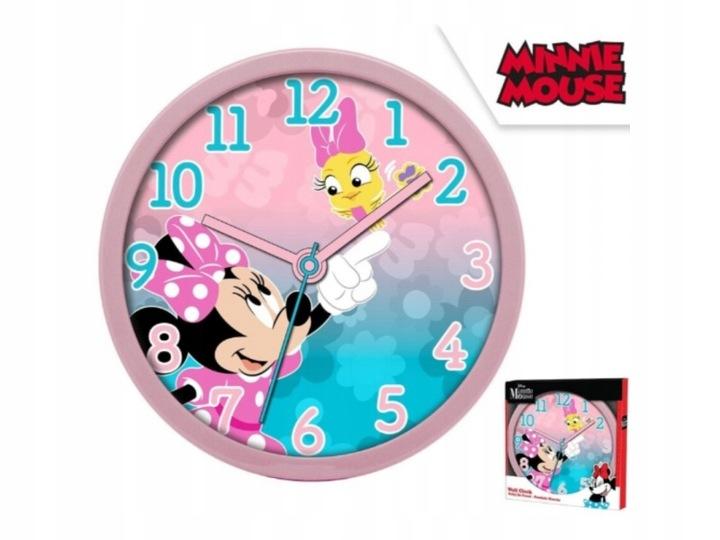 Disney Minnie Mouse wall clock (diameter: 25 cm) / Disney Myszka Minnie zegar ścienny (średnica: 25 cm)