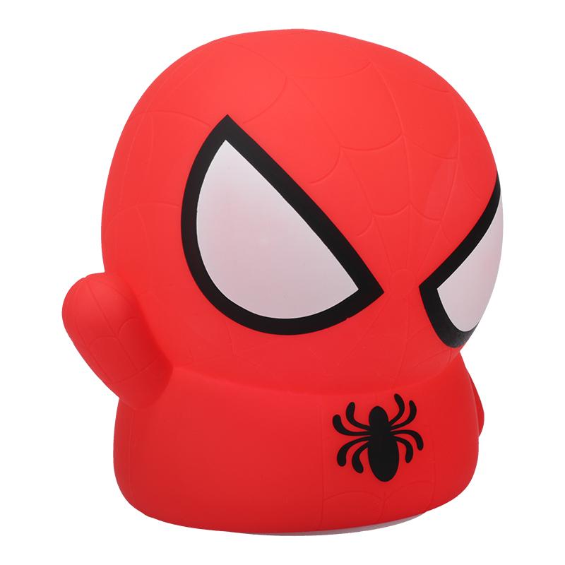 Marvel Spider-man Silicone Light Rechargeable Battery (high: 14 cm) / Marvel Spider-man silikonowa lampka z akumulatorem (wysokość: 14 cm)