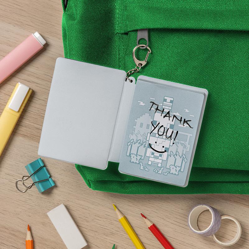Minecraft Mini Puffy Notepad Keyring / Minecraft brelok - mini notatnik