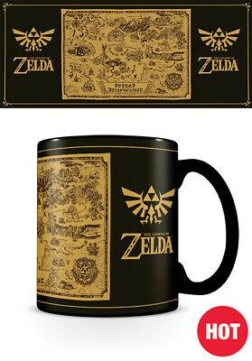 THE LEGEND OF ZELDA (MAP SILHOUETTE) HEAT CHANGE MUG / kubek termoaktywny The Legend of Zelda (mapa)