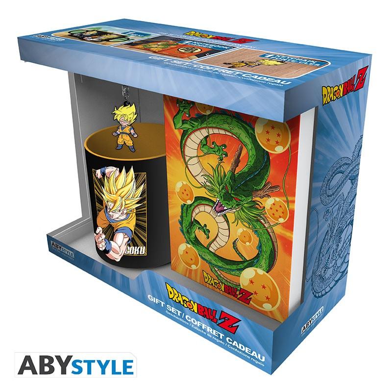 DRAGON BALL gift set: mug (320 ml),notebook GOKU, PVC keyring / Dragon Ball zestaw prezentowy: kubek (320 ml), brelok, notatnik Goku - ABS