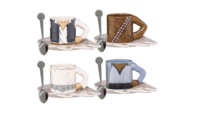 Star Wars Rebel Espresso Set (4 pcs) / Zestaw do espresso Gwiezdne Wojny - Rebelianci (4 szt)