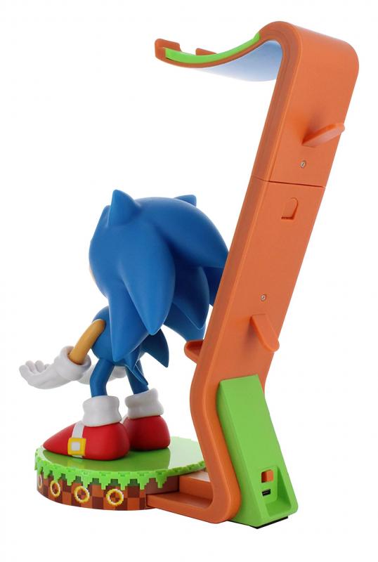 Sonic the hedgehog deluxe edition phone & controller holder plus headphone stand (20 cm) / stojak Sonic the hedgehog edycja Deluxe plus podstawka na słuchawki (20 cm)