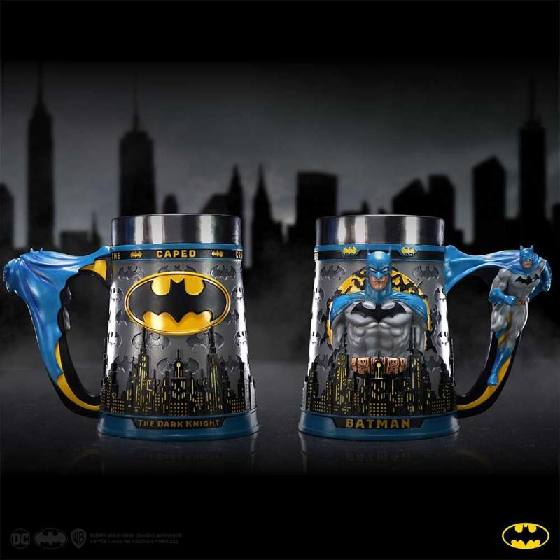 Batman DC The Caped Crusader Tankard (high: 15,5 cm) / kufel kolekcjonerski Batman DC Zamaskowany Krzyżowiec (wys: 15,5 cm)