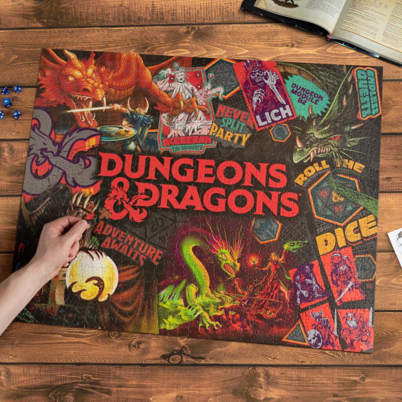 Dungeons and Dragons jigsaw (1000 pcs) / Puzzle Dungeons and Dragons (1000 elementów)