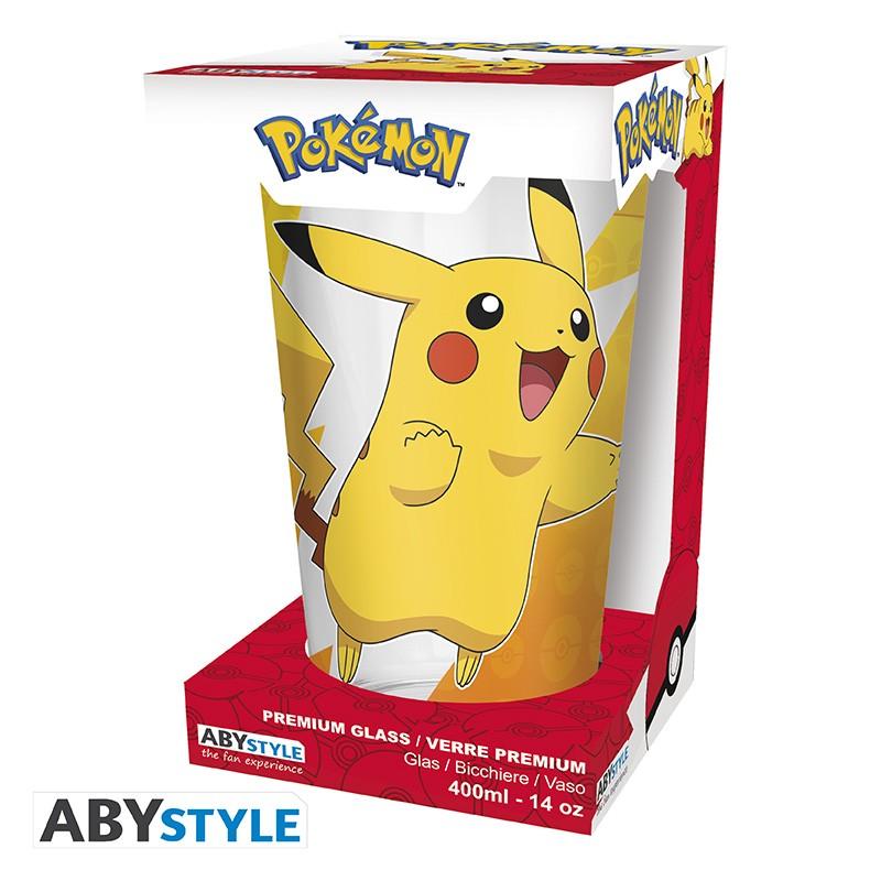 Pokemon large glass (400 ml) - Pikachu / szklanka Pokemon - Pikachu (400 ml) - ABS