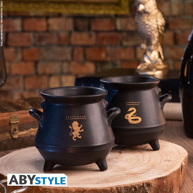 HARRY POTTER - Teapot with Hogwarts cauldrons set / zestaw do herbaty Harry Potter Hogwarts (czajnik plus 2 kubki) - ABS