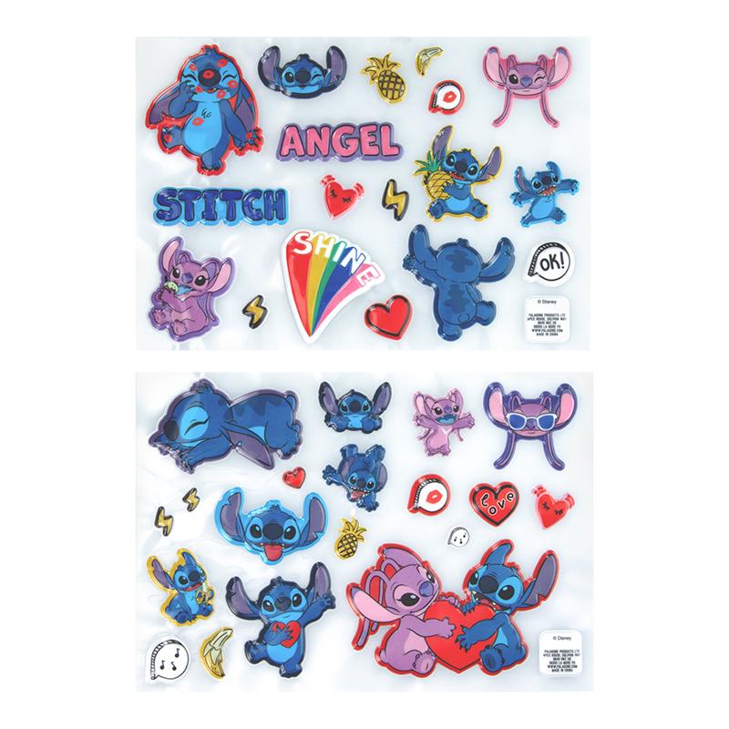 Disney Stitch Puffy Gadget Decals (37 pcs) / naklejki dekoracyjne Disney - Stitch (37 szt)