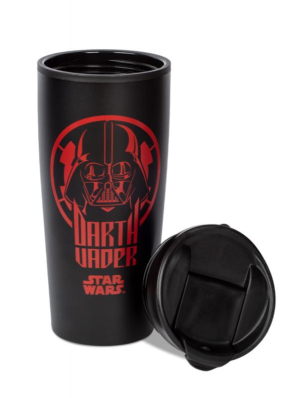 STAR WARS - DARTH VADER METAL TRAVEL MUG / kubek termiczny (metalowy) Gwiezdne Wojny - Lord Vader