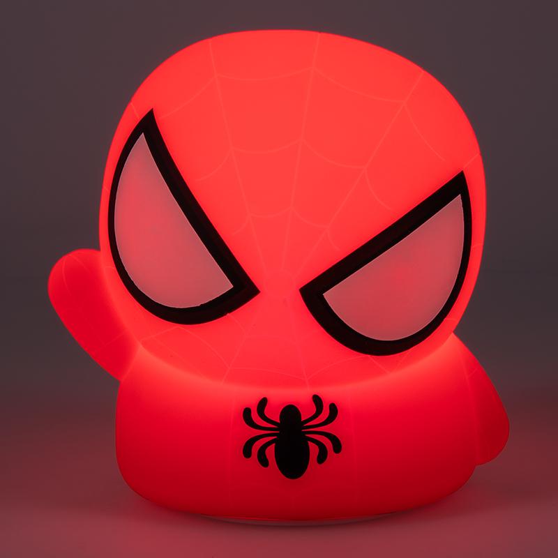 Marvel Spider-man Silicone Light Rechargeable Battery (high: 14 cm) / Marvel Spider-man silikonowa lampka z akumulatorem (wysokość: 14 cm)