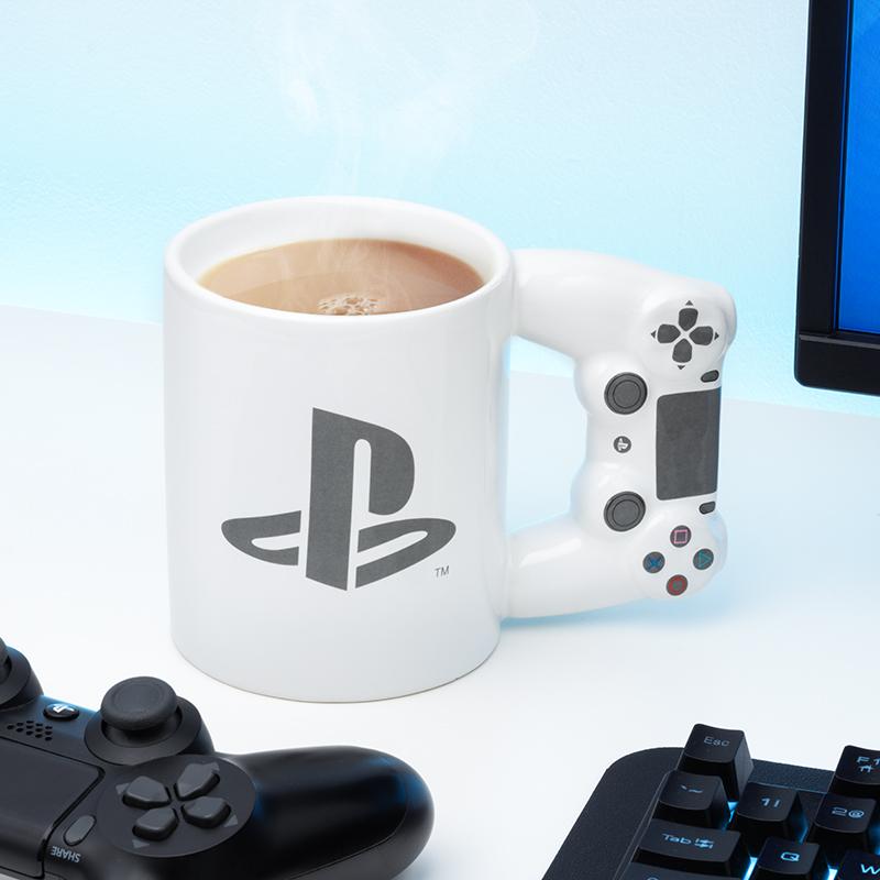 Playstation Dualshock PS4 Controller 3D Mug (white) / kubek 3D Playstation Dualshock 4 (biały)