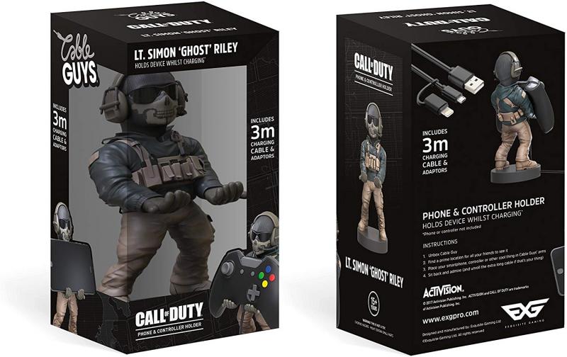 Call of Duty BO4 Lt.Simon Ghost Riley phone & controller holder (20 cm) / stojak COD BO4 Lt. Simon 
