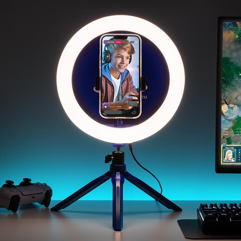 Playstation streaming light with phone holder / lampka do streamingu Playstation z uchwytem na telefon