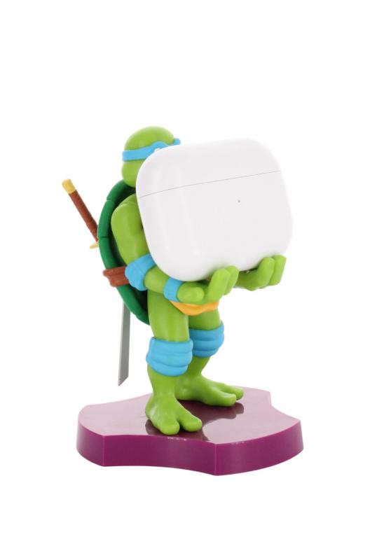 TMNT: Leonardo Cable Guys Holdem - Earbud Holder (11 cm) / Stojak na słuchawki Wojownicze Żółwie Ninja - Leonardo (11 cm)